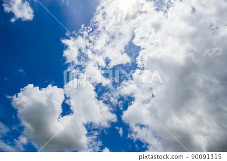 Blue sky with clouds Blue sky with clouds 90091315