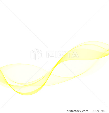 vector yellow abstract wave. presentation... - Stock Illustration ...