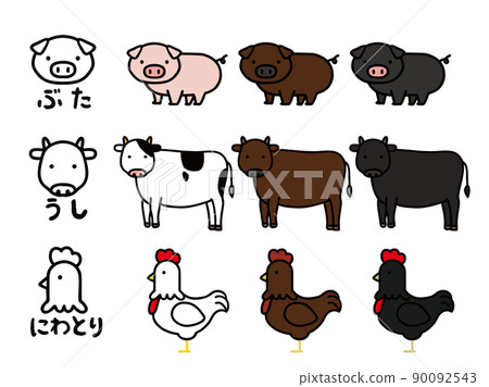 豬牛肉雞套圖 豬牛肉雞套圖 90092543