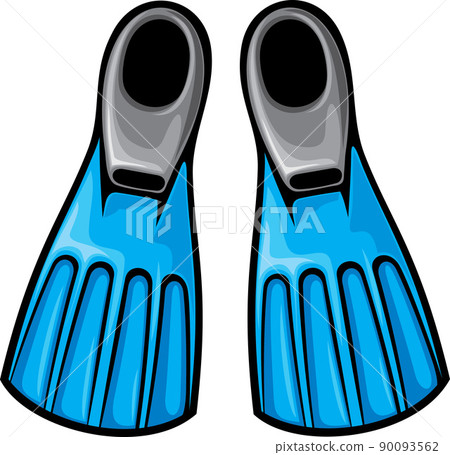 Blue flippers (fins) Blue flippers (fins) 90093562