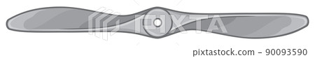 Airplane propeller vector illustration 90093590