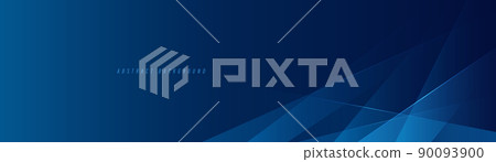 Abstract modern blue horizontal banner background with geometric diagonal overlay layer and glowing lines. Suit for banner, poster, cover, header, flyer, brochure, website, presentation. Vector Abstract modern blue horizontal banner background with geometric diagonal overlay layer and glowing lines. Suit for banner, poster, cover, header, flyer, brochure, website, presentation. Vector 90093900