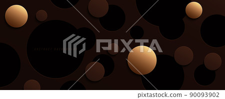 Abstract holes and circles on dark background with shadow. 3d circles geometric shapes. Round holes. Modern elegant circle texture design. Vector illustration Abstract holes and circles on dark background with shadow. 3d circles geometric shapes. Round holes. Modern elegant circle texture design. Vector illustration 90093902