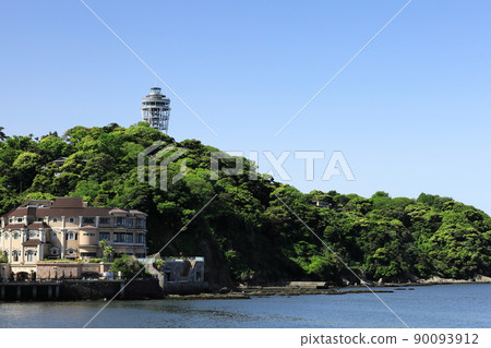 江之島上的燈塔 江之島上的燈塔 90093912