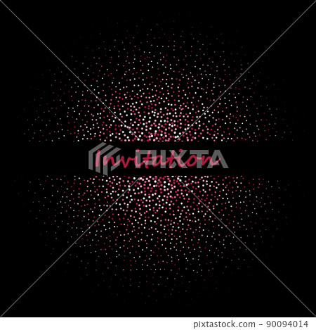 shimmering pink particles. layout for the invitation. eps 10 shimmering pink particles. layout for the invitation. eps 10 90094014