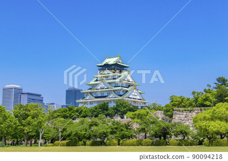 Osaka Castle Fresh Green Osaka Castle Fresh Green 90094218
