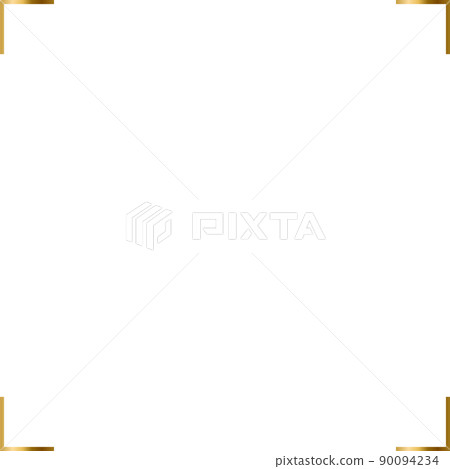 Square Golden Frame cut out Square Golden Frame cut out 90094234