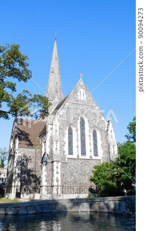 丹麥哥本哈根聖奧爾本教堂英國國教教堂 90094273