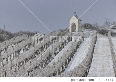 Calvary near Hnanice, Znojmo region, Southern Moravia, Czech Republic 90095455
