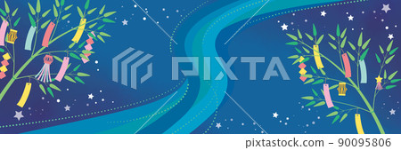 Tanabata design background 90095806