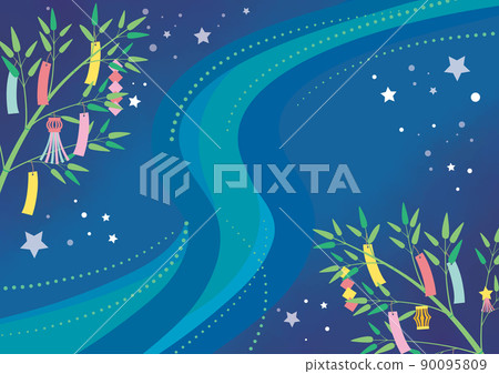 Tanabata design background 90095809