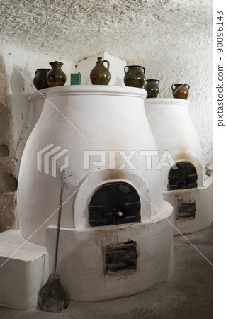 Old kitchen furnace in northern Hungary near Eger 90096143