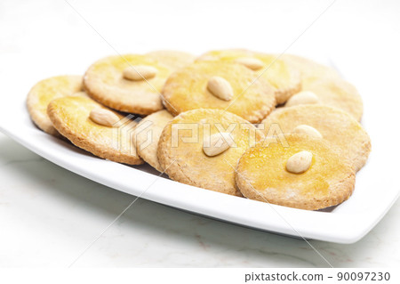 still life of almond buscuits 90097230