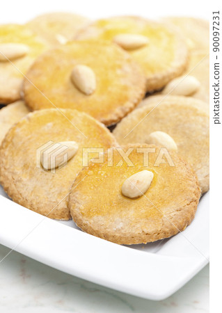 still life of almond buscuits still life of almond buscuits 90097231