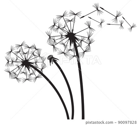 Dandelion in the wind Dandelion in the wind 90097828