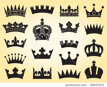 Crown collection (heraldic elements set) 90097831