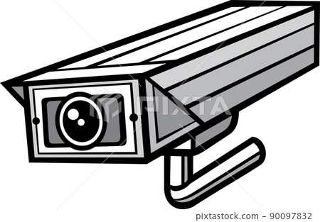 Vector illustration of a security camera (alarm cctv) Vector illustration of a security camera (alarm cctv) 90097832