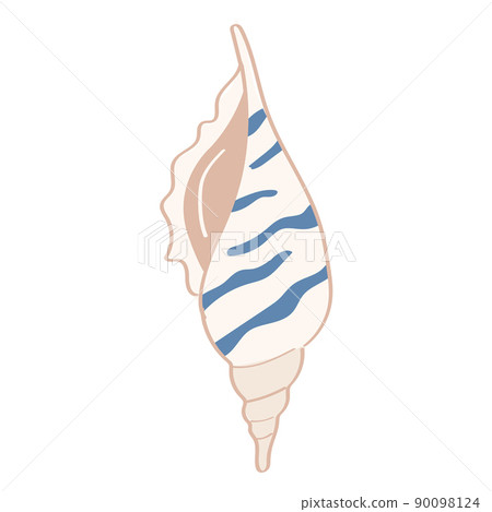 Cute cartoon style horse conch. Single element. Cute cartoon style horse conch. Single element. 90098124