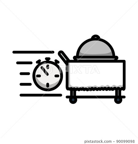 Fast Room Service Icon Fast Room Service Icon 90099098