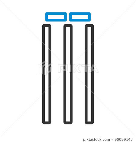Cricket Wicket Icon 90099143