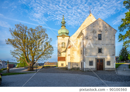 Rural church in small Czech town 90100360