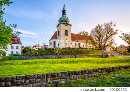 Rural church in small Czech town Rural church in small Czech town 90100362