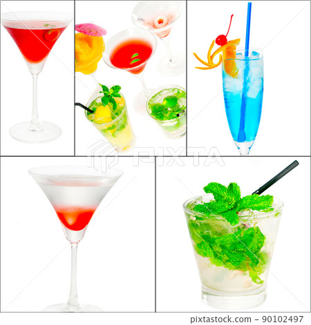 cocktails collage cocktails collage 90102497