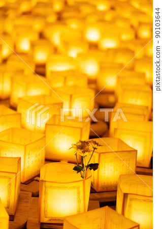 水燈籠，祈禱，水燈籠，慶典，玉蘭盂蘭盆節，泰國水燈籠，宗教節日，水燈籠 90103644