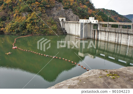 Ryugahana Dam and Lake Ryugahana Ryugahana Dam and Lake Ryugahana 90104223