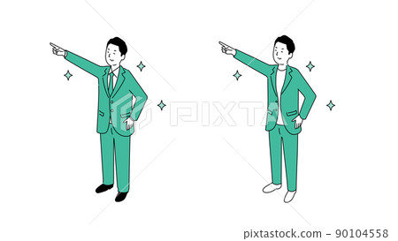 插圖,等距,一個年輕中年男子麵帶微笑的矢量 插圖,等距,一個年輕中年男子麵帶微笑的矢量 90104558