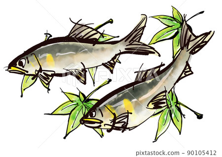 香魚的插圖 90105412