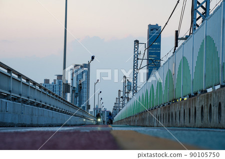 Jamsil Railroad Bridge in Seoul, South Korea 90105750