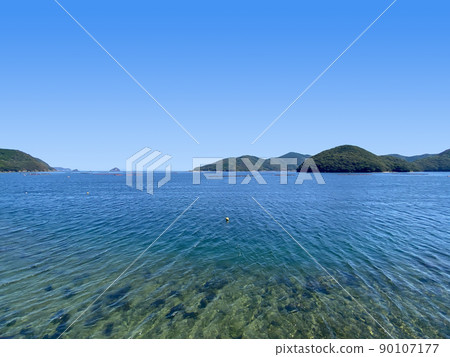 The sea of Kamae and Okiguro Island 90107177