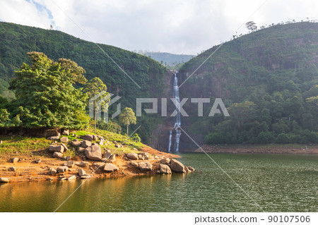 Waterfall on Sri Lanka Waterfall on Sri Lanka 90107506