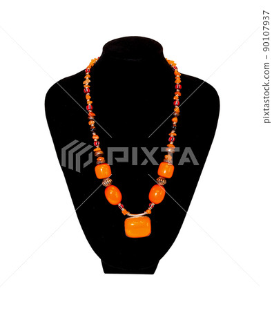 Orange necklace 90107937