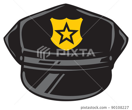 Police hat vector illustration Police hat vector illustration 90108227