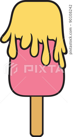 Ice cream color vector illustration Ice cream color vector illustration 90108242