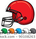 American football helmet collection  90108263
