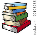 Stack of books  90108266