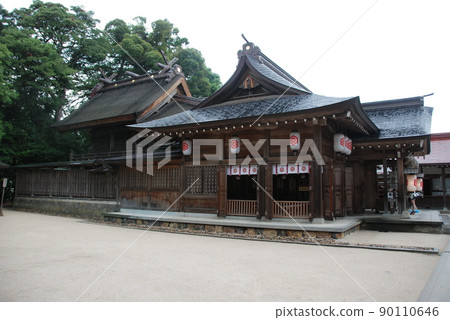 Yaigaki Shrine's "Main Hall" (Sagusa-cho, Matsue City, Shimane Prefecture) 90110646
