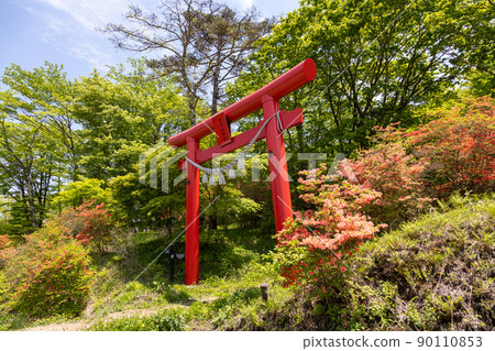黑毛山神社 榛名山八瀨峠鳥居 黑毛山神社 榛名山八瀨峠鳥居 90110853