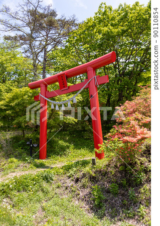 黑毛山神社 榛名山八瀨峠鳥居 黑毛山神社 榛名山八瀨峠鳥居 90110854