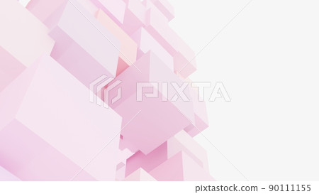 CG cube Many pink cubes CG cube Many pink cubes 90111155