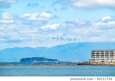 Scenery from Isshiki Kaigan, Hayama Town, Kanagawa Prefecture 90111798