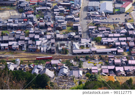 Asago City Takeda Station Mountain Town Countryside Townscape Traditional Residential Area 90112775