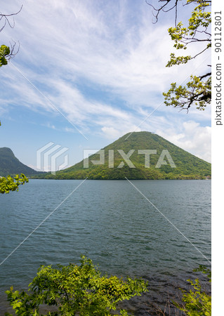 Mt. Haruna in early summer, Lake Haruna and Mt. Haruna 90112801