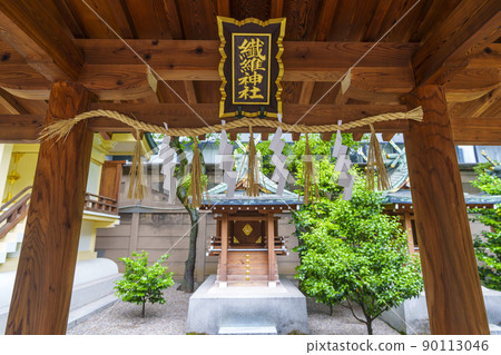 Setsumatsusha group on the north side of the precincts Textile Shrine (Ikasuri Shrine) 90113046