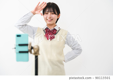 高中女生錄製舞蹈視頻 高中女生錄製舞蹈視頻 90113501