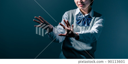 High school girls who can get rid of by hand High school girls who can get rid of by hand 90113601