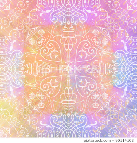 Mandala pattern of dream decoration that colorfulness is pleasant and fun Mandala pattern of dream decoration that colorfulness is pleasant and fun 90114108